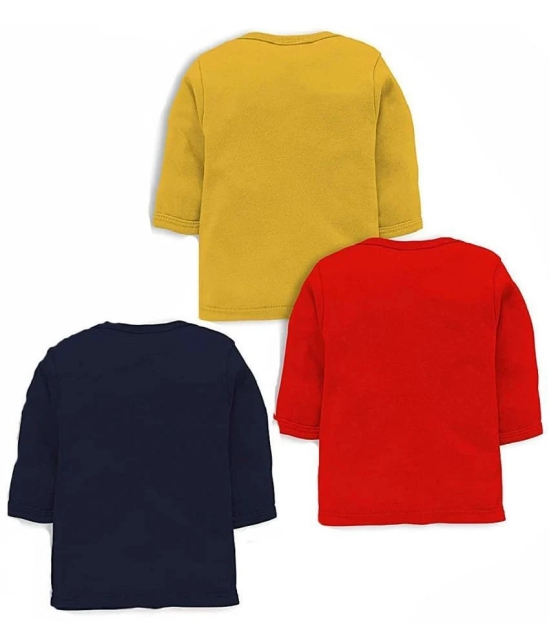 NammaBaby Pack of 3 Baby Boys Cotton T-Shirt ( Multi ) - None