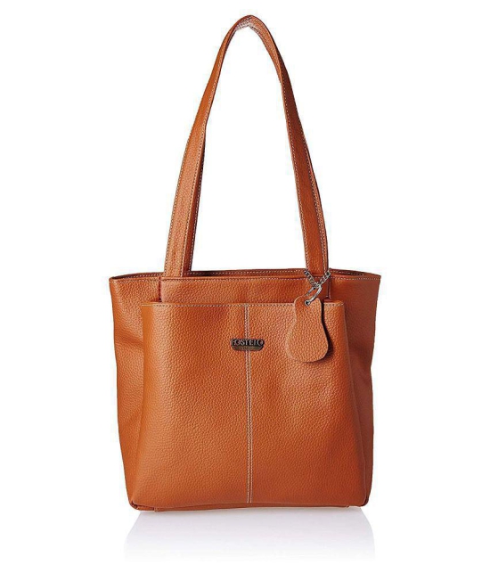 Fostelo - Tan  PU Shoulder Bag - Tan