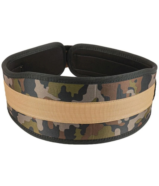 Hipkoo Sports 6 Inches Army Fitness Gym Belt Weight Lifting Belt Body Fitness Gym Back Waist Support Extra Wide | for Men & Women - Multi Color