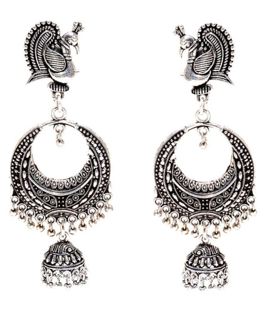 Jewar Mandi - Golden Jhumki Earrings ( Pack of 1 ) - Golden