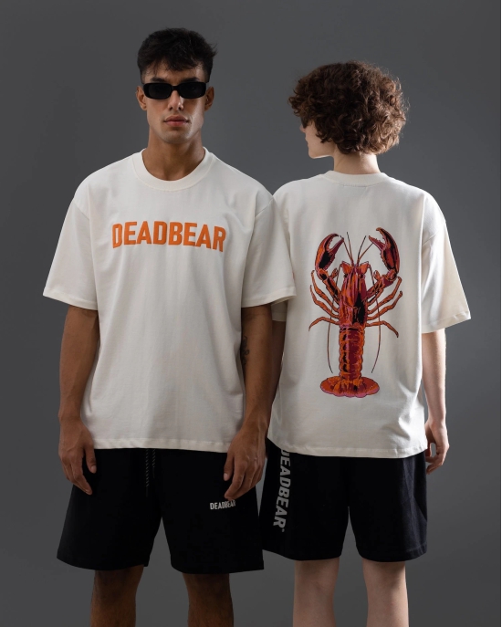 The Lobster Tee - Cream White-XXS