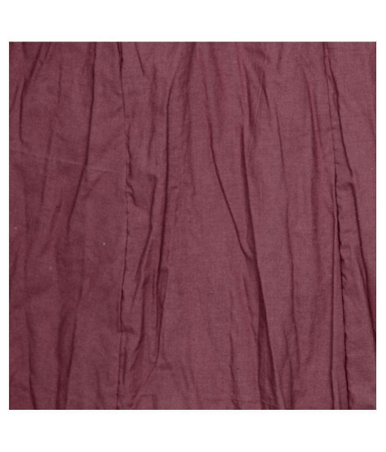 Sttoffa Cotton Broomstick Skirt - Maroon - 50