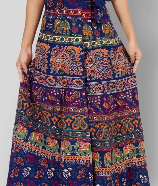 Rangun - Multicolor Cotton Womens Wrap Skirt ( Pack of 1 ) - 44