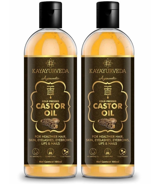 KAYAYURVEDA - Damage & Repair Castor Oil 200 ml ( Pack of 2 )