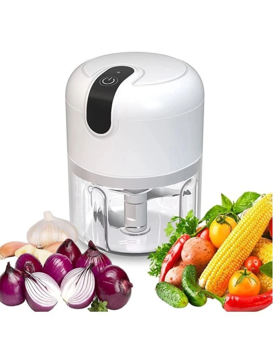 Gupta And Sons R03 White Electric USB Portable Chopper 50W