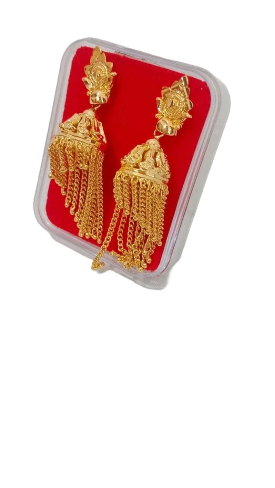 Gold Plated Traditional Chandbali Earrings