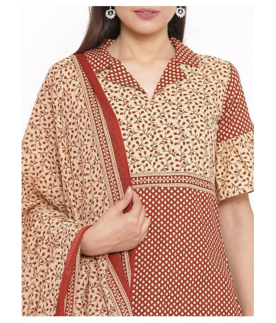 FabbibaPrints Cotton Kurti With Pants - Stitched Suit - XL