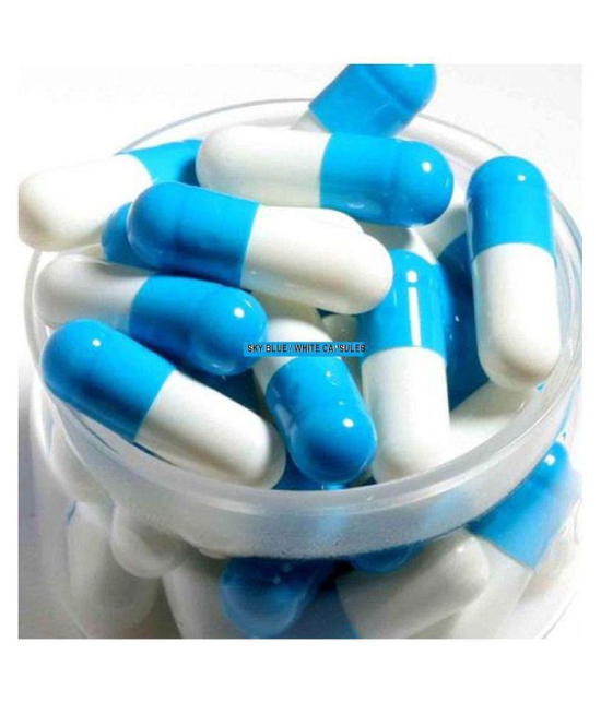 BioMed Empty Gelatin Capsules skyblue/white size 00 Capsule 1000 no.s