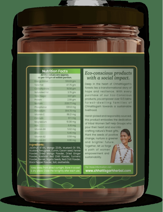 Chhattisgarh Herbals Jackfruit & Mango Mix Pickle | 850 GM