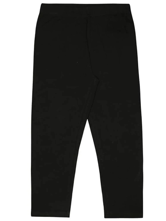 Bodycare - Black Cotton Blend Girls Capris ( Pack of 1 ) - None