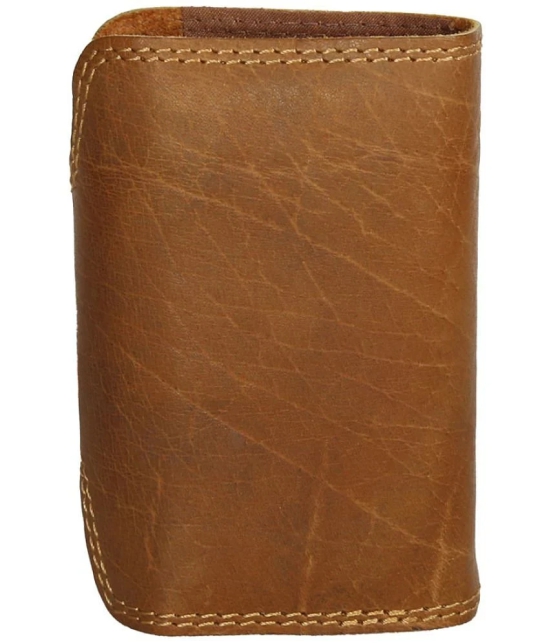 Style 98 - Leather Unisex Card Holder ( Pack of 1 ) - Tan