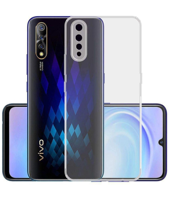 Case Vault Covers - Transparent Silicon Silicon Soft cases Compatible For Vivo S1 ( Pack of 1 ) - Transparent