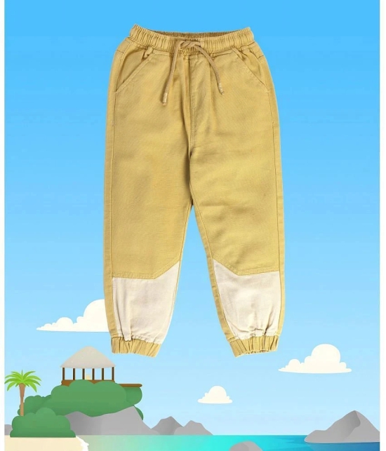 MINI KLUB - Beige Cotton Boys Trousers ( Pack of 1 ) - None