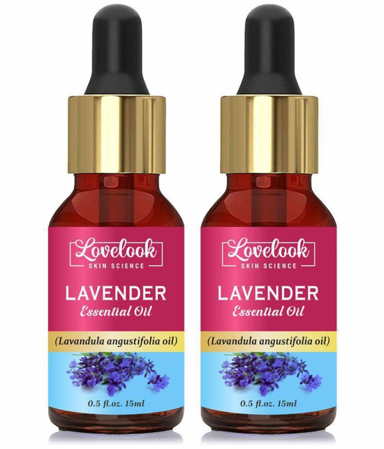 Lovelook Lavender Essential Oil 15 ML Pack of 2