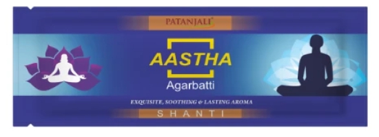 AASTHA AGARBATTI SHANTI - 20 GM