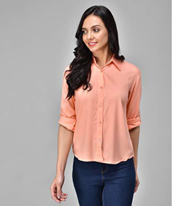 FUNDAY FASHION Women's Solid Casual Full Sleeve Rayon Regular Fit Shirt