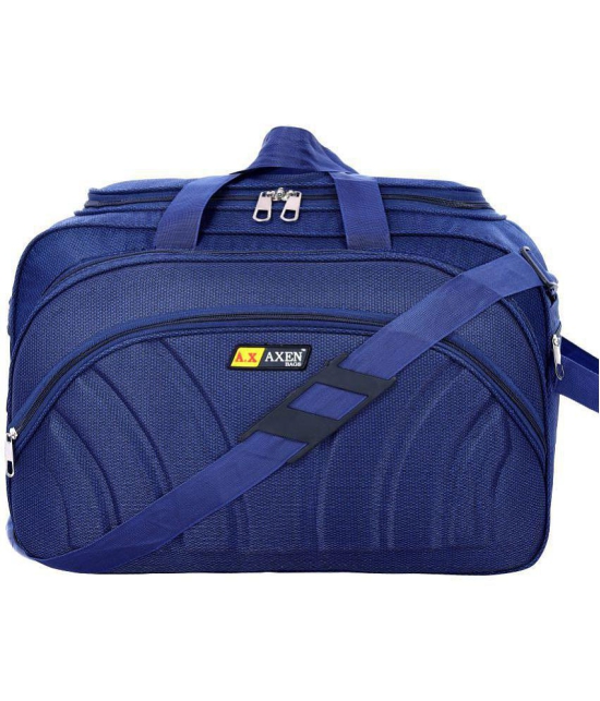 AXEN BAGS - Blue Polyester Duffle Trolley - Onesize