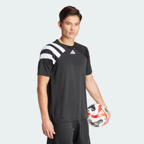 FORTORE 23 JERSEY-XL / Black / White / 100% Polyester Recycled
