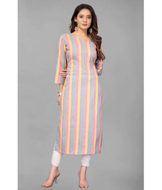 MEHZEEL FAB - Pink Straight Cotton Blend Women's Stitched Salwar Suit ( Pack of 1 ) - None