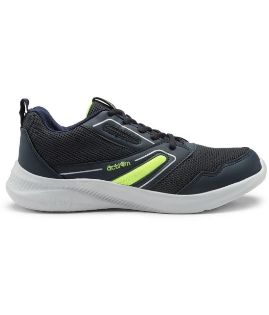 Action - ATG-674 Navy Mens Sports Running Shoes - None