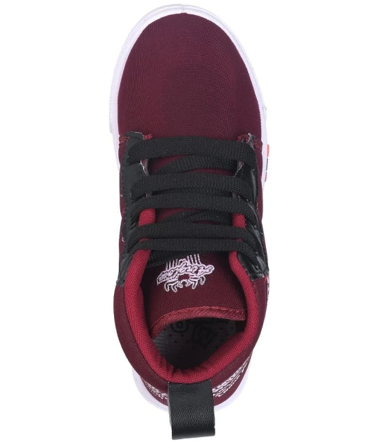 Girls Clubs Boys & Girls Lace Sneakers (Cherry) - None