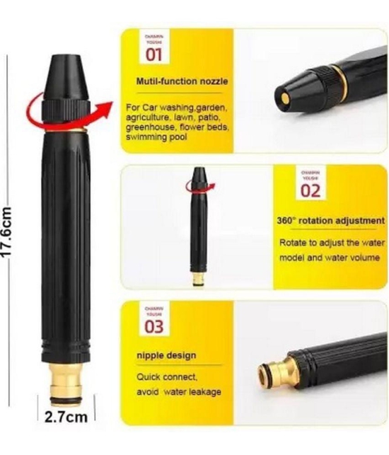 Handa Hose Nozzle ( Pack of 1 ) - Black