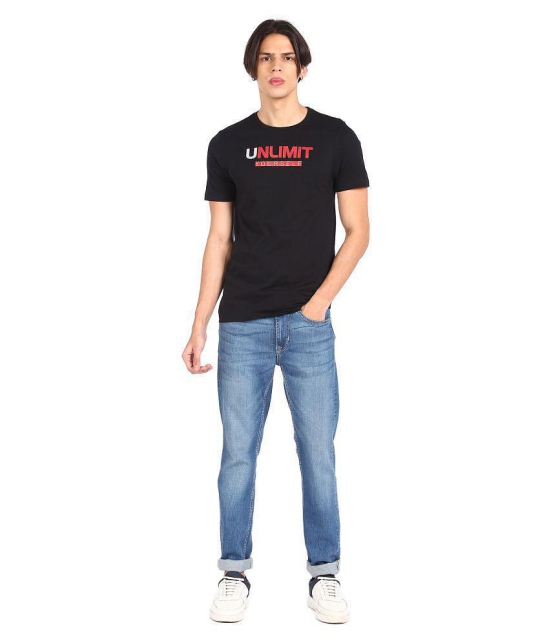 Colt Cotton Black Printed T-Shirt Single Pack - None