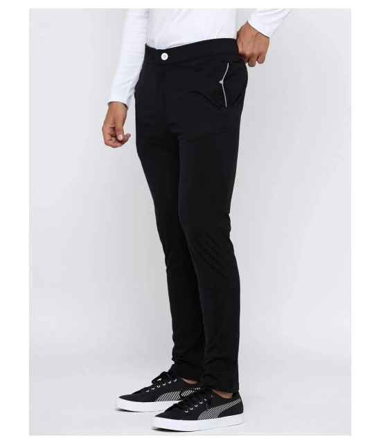 MAD TEE - Black Cotton Blend Mens Trackpants ( Pack of 1 ) - M