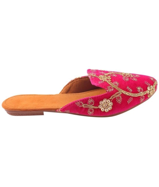 Anjaneya Creations - Pink Womens Mules - None