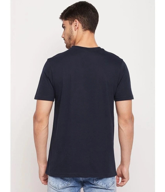 UNIBERRY - Navy Cotton Blend Regular Fit Mens T-Shirt ( Pack of 3 ) - None