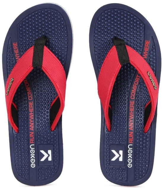 Paragon - Navy Mens Thong Flip Flop - None