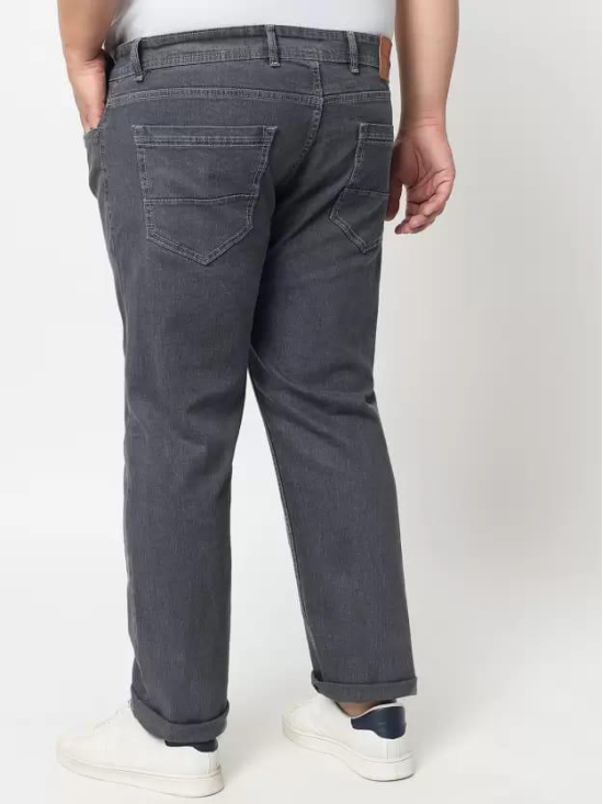 Men Slim Mid Rise Grey Jeans