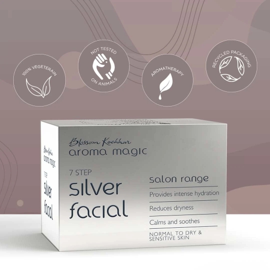 Silver Facial Kit-Salon Range / Normal to Dry & Sensitive Skin