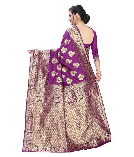 ofline selection - Multicolor Jacquard Saree With Blouse Piece (Pack of 1)