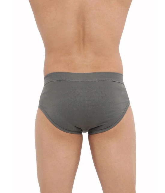 Pack of 4 Dollar Bigboss Assorted Solid Cotton Blend Men Brief - S