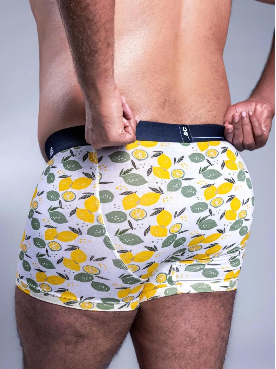 Men's Boxer-briefs - Lemon Crush-S