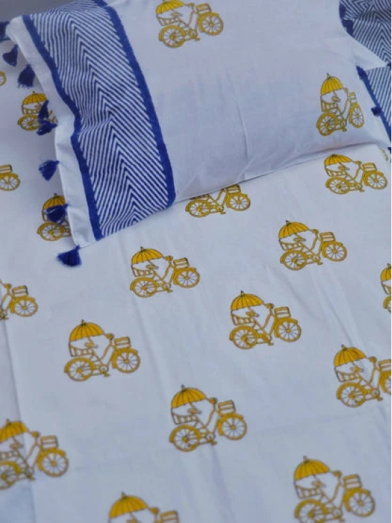 Cycle Printed Bedsheet