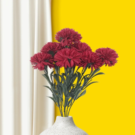 Artificial Carnations Flowers Pink