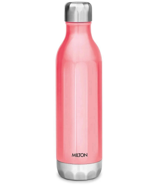 Milton Bliss 600 Thermosteel Hot and Cold Water Bottle, 500 mL, Pink - Pink