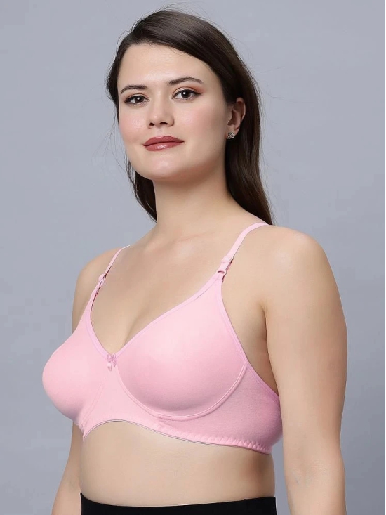 IN CARE LINGERIE Pink Cotton Non Padded Womens Everyday Bra ( Pack of 1 ) - None