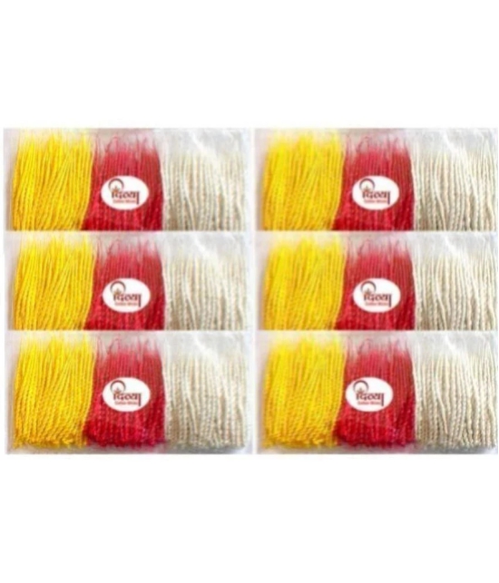 Long Cotton Wicks - Twisted Diya Batti 400 Pieces (Pack of 6)