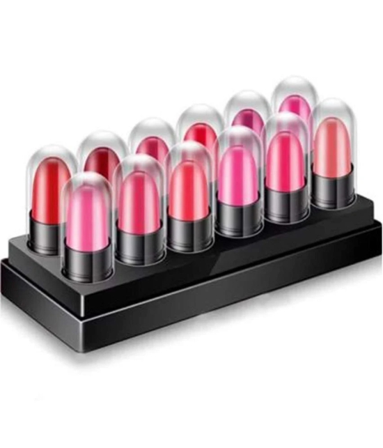 COLOR DIVA Matte Mini Lipstick - Set of 12 (multicolored, 10 g)