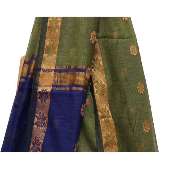 Tisser Maheshwari saree with blouse piece