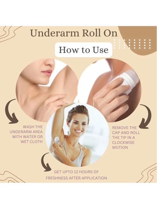 UnderArm Roll On - Whitens & Brightens Skin (50ml) Pack Of 1