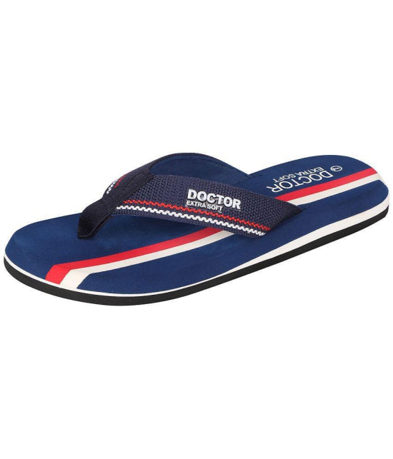 DOCTOR EXTRA SOFT - Navy Mens Daily Slipper - None