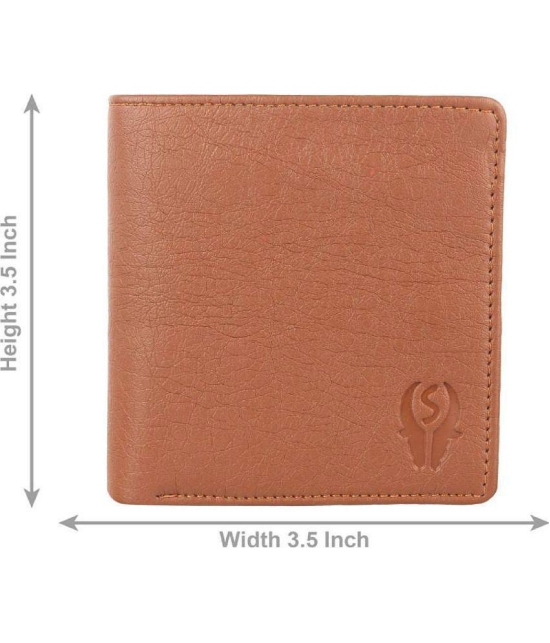 samtroh - PU TAN Men's Regular Wallet ( Pack of 1 ) - Tan