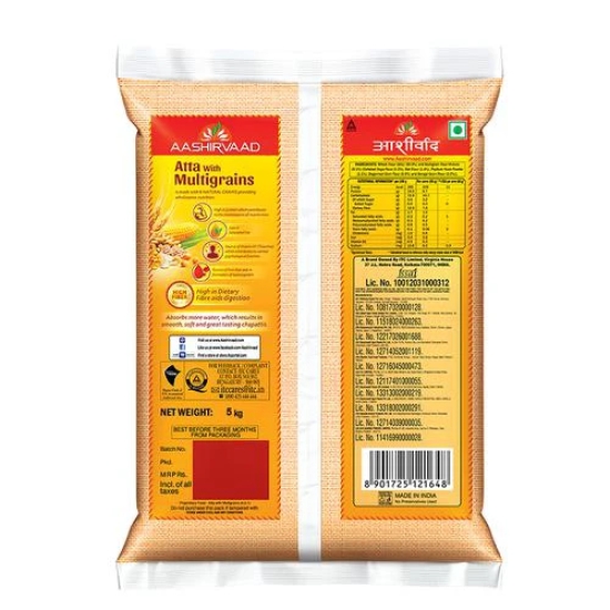 Aashirvaad Multigrains Atta, 5 Kg