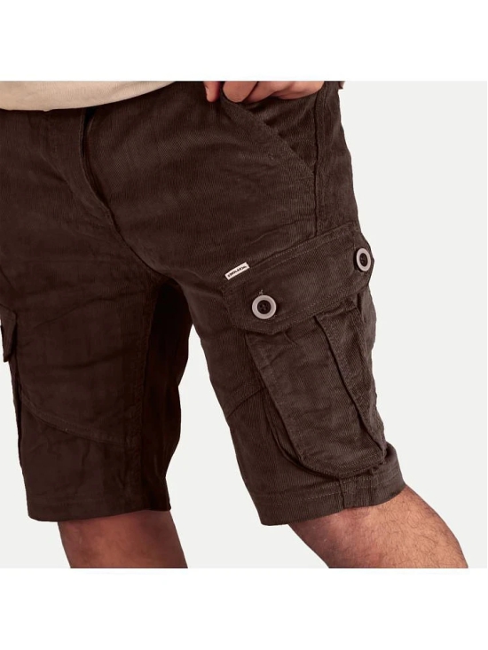 Radprix Brown Cotton Mens Shorts ( Pack of 1 ) - None