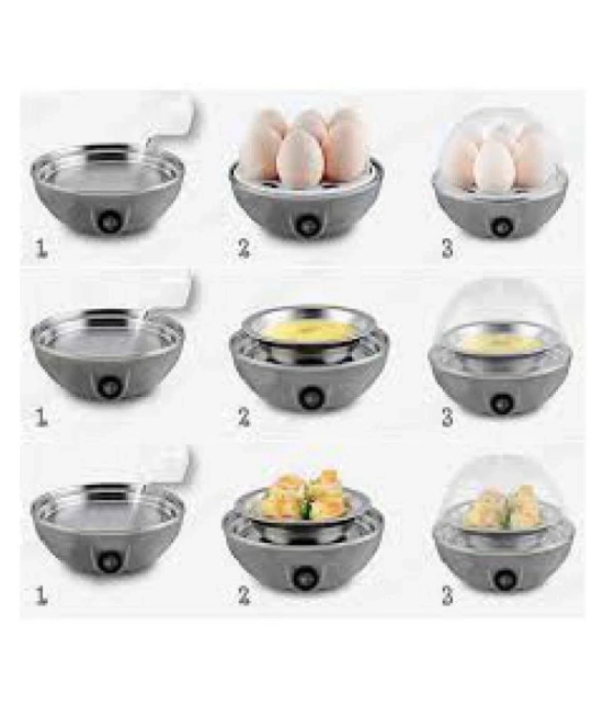 Egg Boiler/Egg Poacher/ 7 Egg Cooker/Electric Egg Boiler/ Egg Steamer/ Home Machine Egg Boiler With Egg Tray - Multicolor