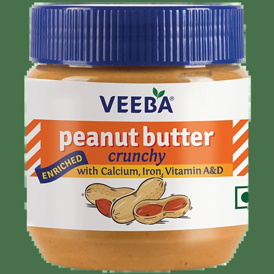 Veeba Crunchy Peanut Butter, 340 G